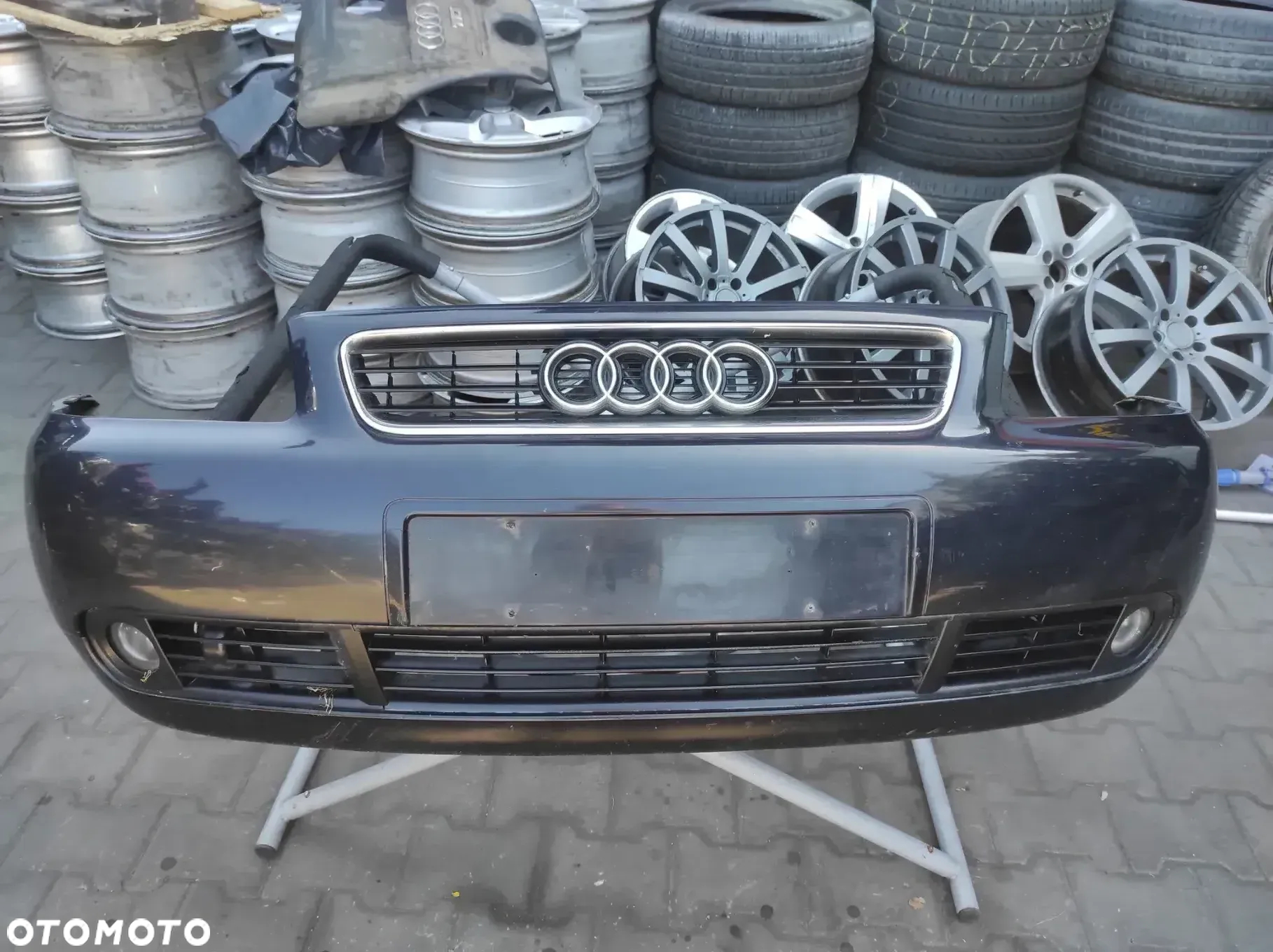 AUDI A3 8L FL LIFT KOMPLETNY CIEMNY ZDERZAK PRZÓD PRZEDNI ATRAPA KRATKA HALOGEN WYSYŁKA !!!!! - 2