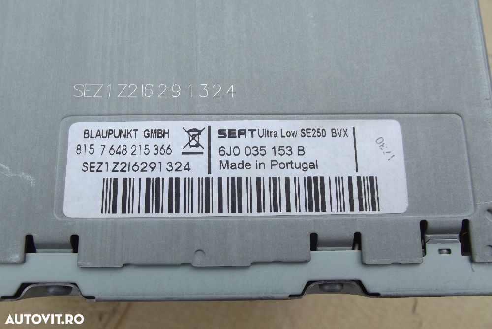 Radio CD Seat Ibiza 6J 2008-2015 radio cd original dezmembrez Ibiza 6j - 2