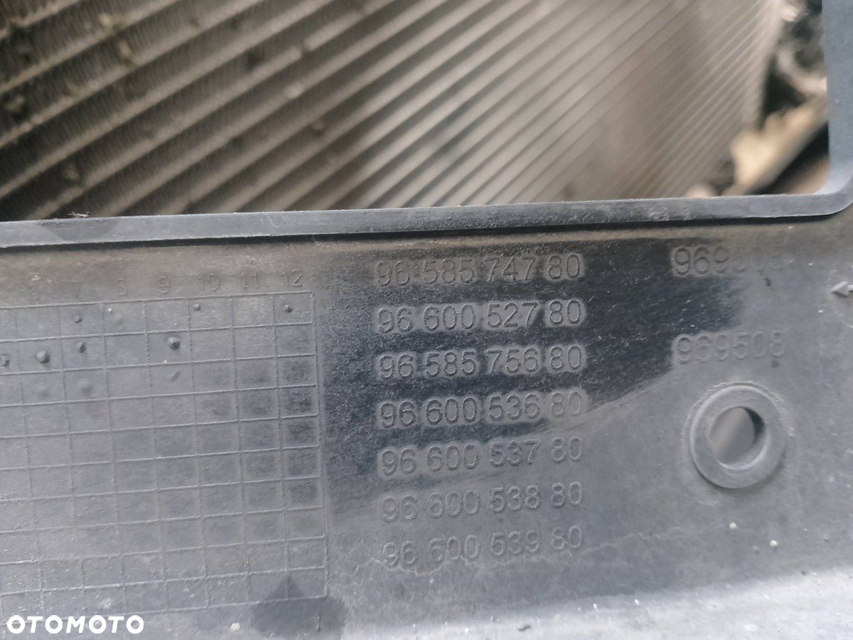PAS PRZÓD, WZMOCNIENIE CZOŁOWE CITROEN C4 PICASSO 9658574780 1.6 HDI - 3