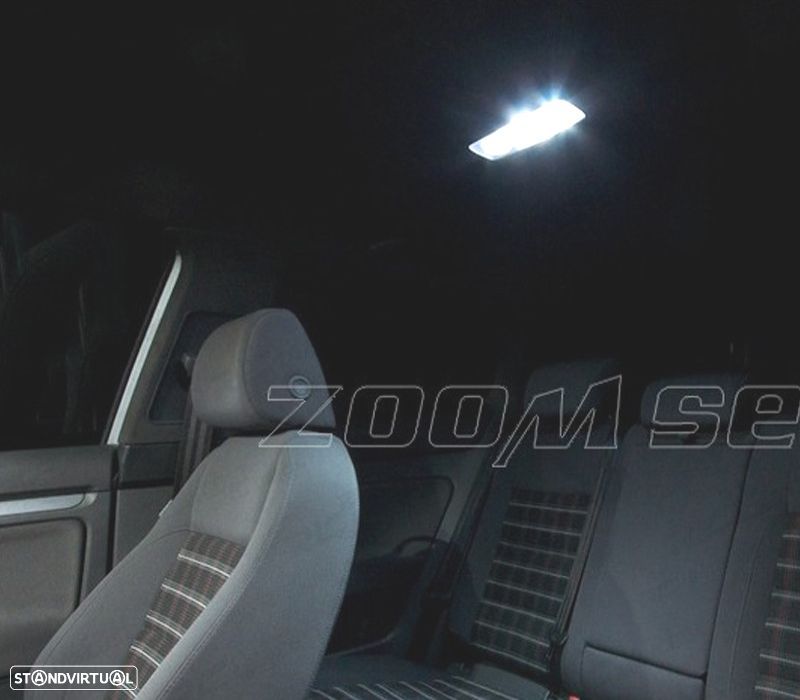 KIT COMPLETO 14 LAMPADAS LED INTERIOR PARA VOLKSWAGEN VW GOLF 5 ESTATE GOLF WAGON MK5 V 07-09 - 5