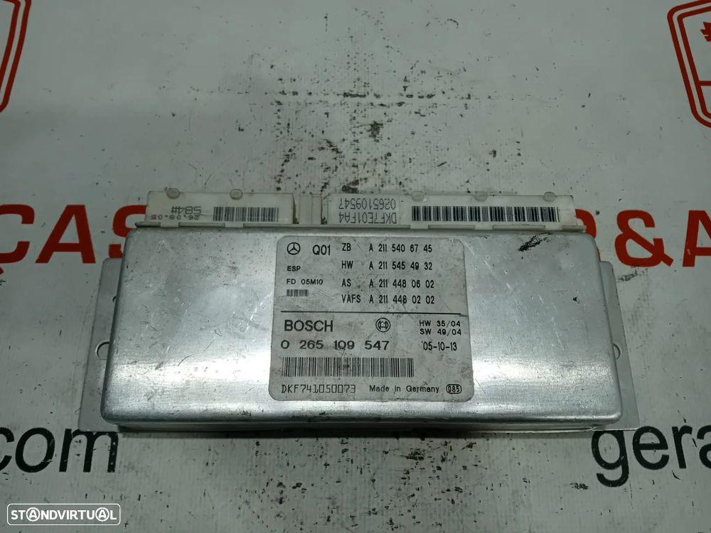 Centralina Mercedes Class E W211 0265109547 Original