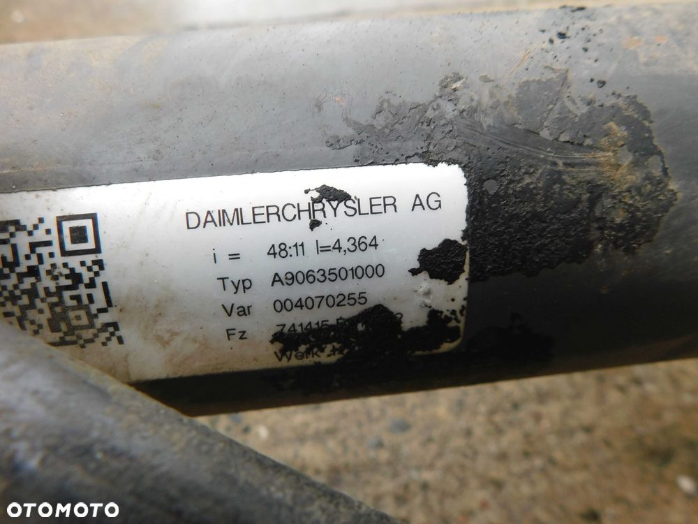 Dyfer most tył 48:11 Sprinter 906 VW Crafter DUŻA GŁOWA OEM 1000 - 6