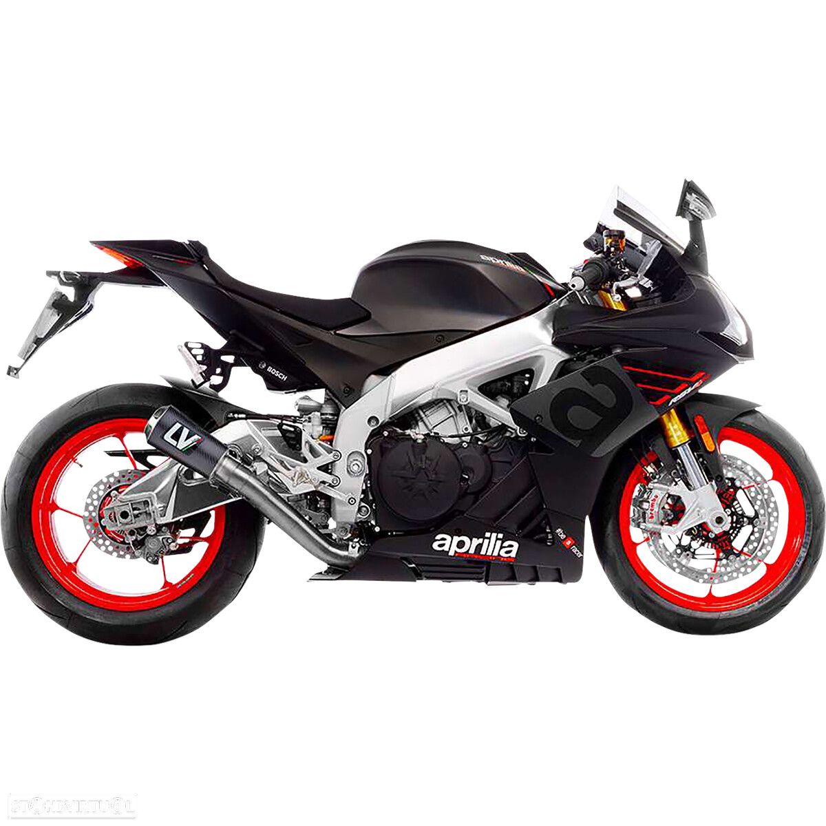 ponteira escape leovince aprilia rsv4 1000 rr / tuono v4 1100 rr - 15234c - 1