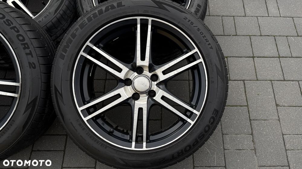 Koła 215/50 r17 5x100 alufelgi et32 audi seat skoda vw - 2