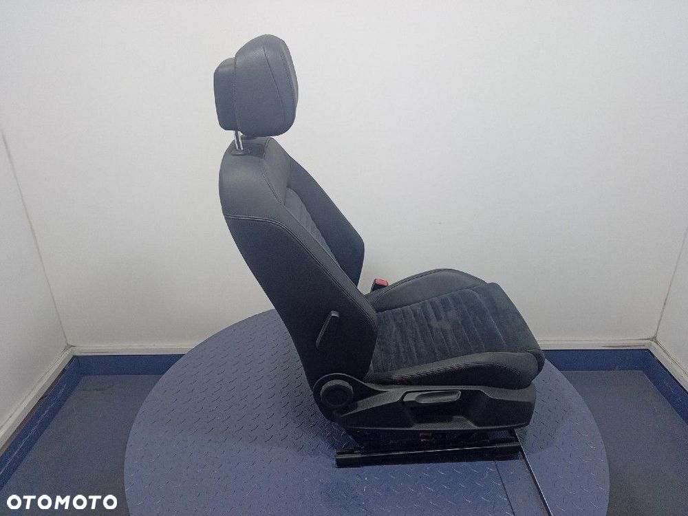 VW PASSAT B8 FOTEL PASAŻERA PRZÓD PRAWY PRZEDNI PÓŁSKÓRA ALCANTARA - 4