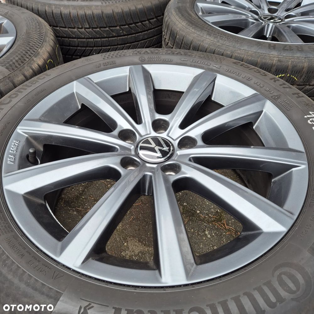 ZIMA KOŁA 215/55 R17 W PASSAT TOURAN SHARAN T-ROC SUPERB OCTAVIA KAROQ YETI - 7