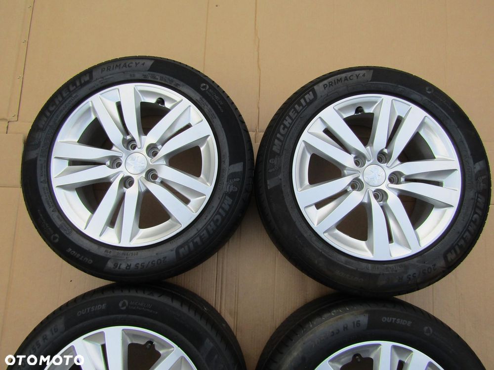4x Felgi Koła 16 Peugeot 308 II 508 407 Rifter Expert III Partner III Citroen Jumpy Berlingo III Toyota Proace 7 j 5x108 ET44 + Opony 205/55 16 Michelin - 5