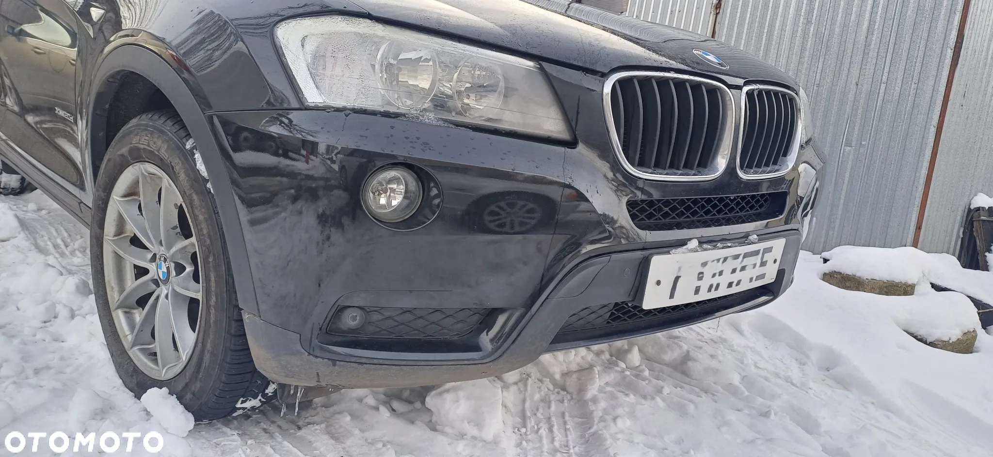 BMW F25 X3 475 black sapphire MASKA ZDERZAK BŁOTNIK WZMOCNIENIE - 4