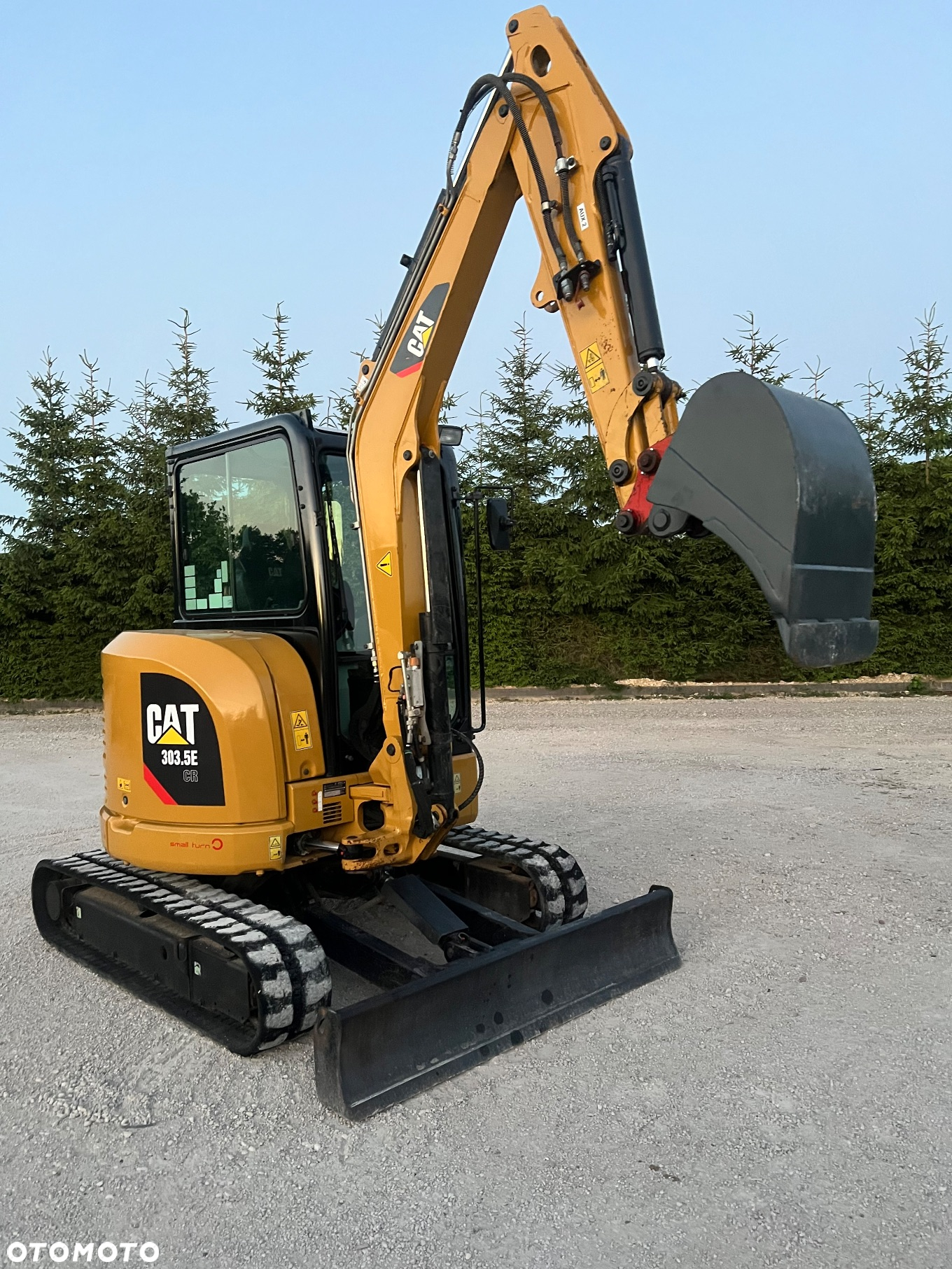 Caterpillar MINIKOPARKA CAT 303.5 E CR 2019r Catepillar 304 303 305 302,7 Bobcat e34 35 26 3x łyżka wiertnica grabie koparka mini gąsienicowa 3,5tony - 23