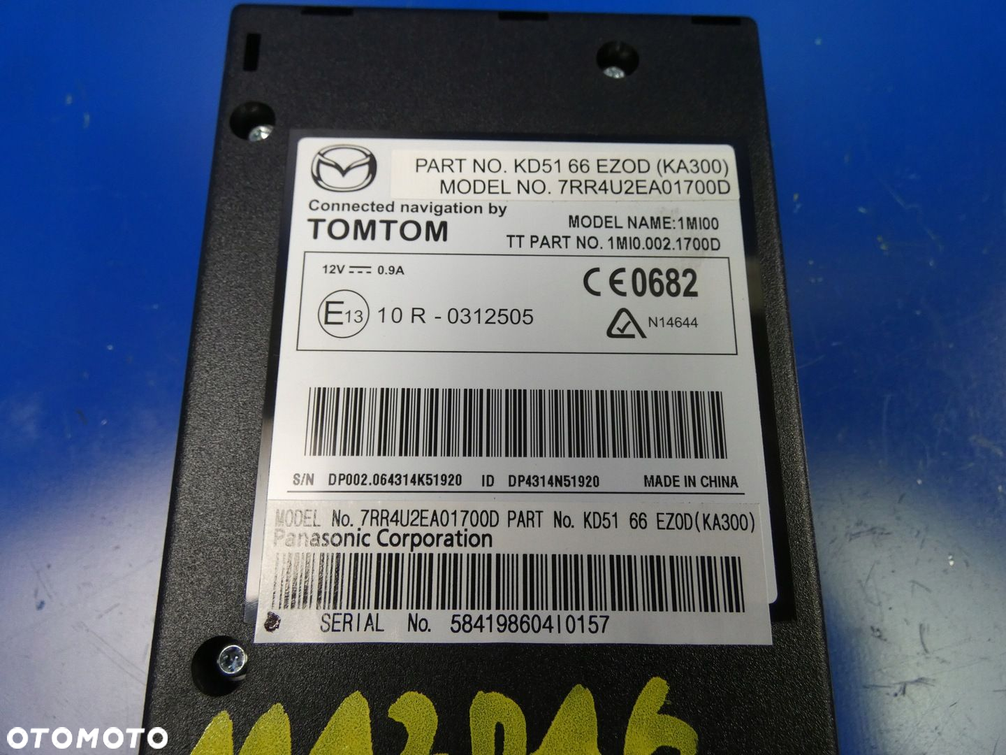 MAZDA 6 III GJ CZYTNIK KARTY MODUŁ GPS NAWI TOMTOM - 2