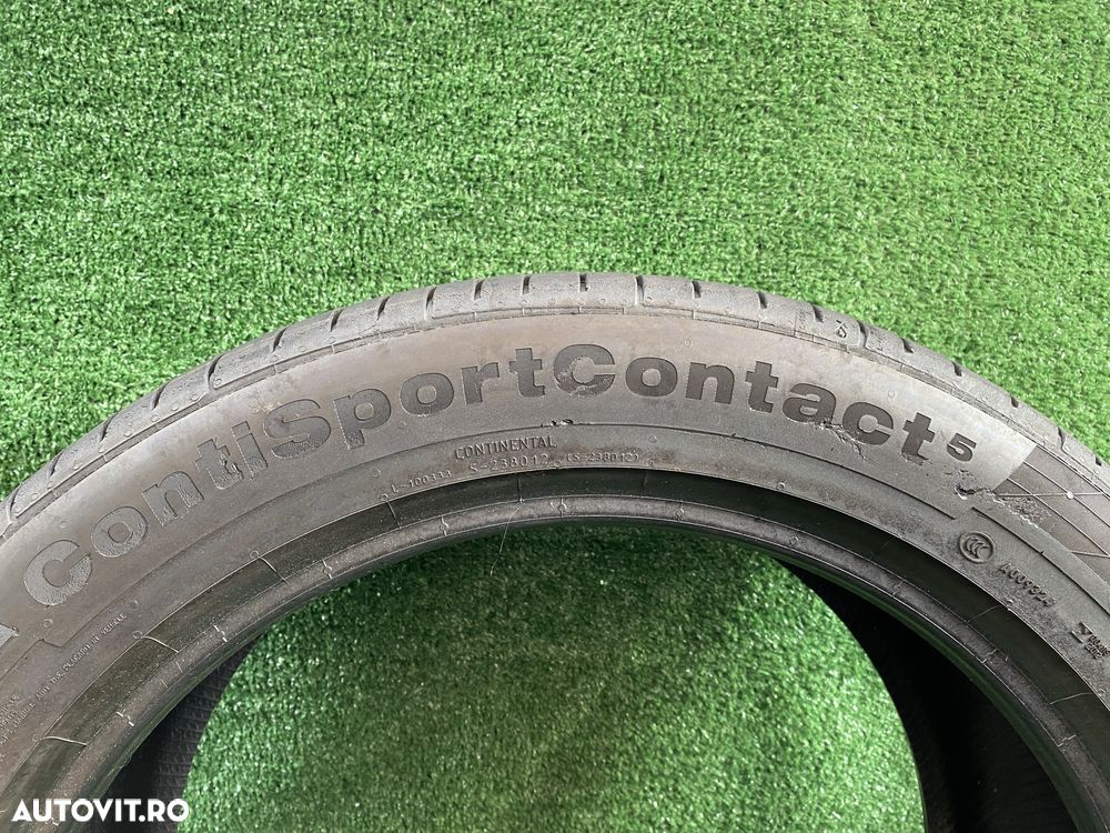 Set 2 anvelope vară Continental ContiSportContact5 255 45 19  5-6 mm - 6