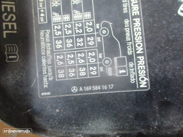 Tampa Combustivel A1695841617 MERCEDES W245 2007 - 3