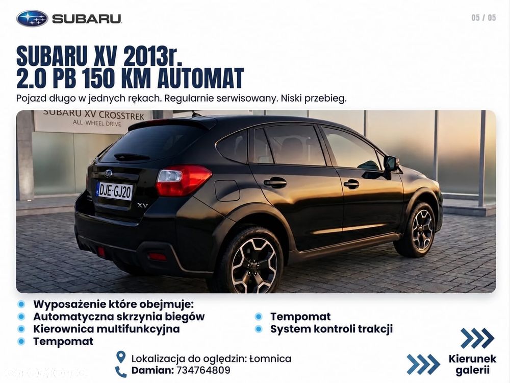 Subaru XV 2.0i Exclusive CVT - 1