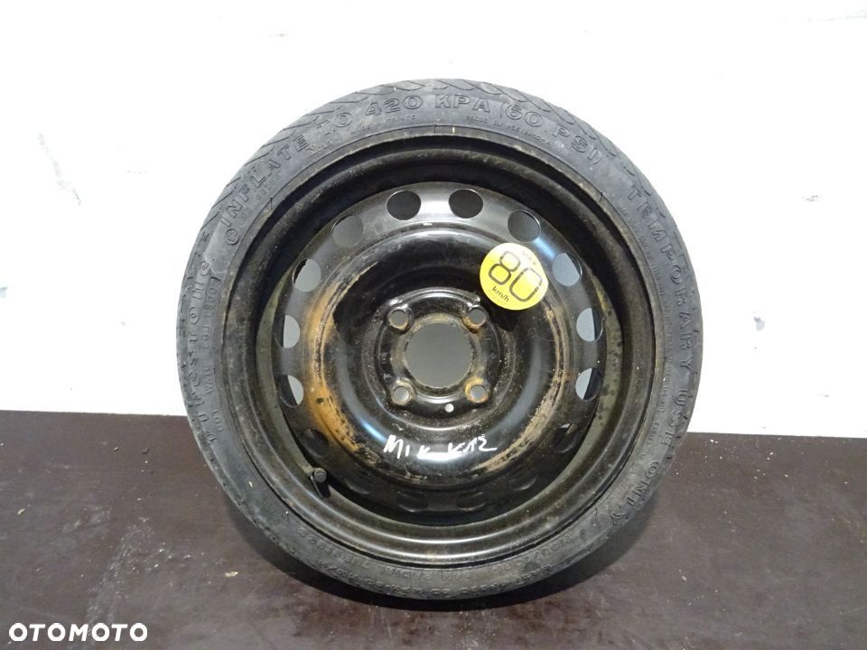 NISSAN MICRA K12 KOŁO ZAPASOWE DOJAZDÓWKA - 1