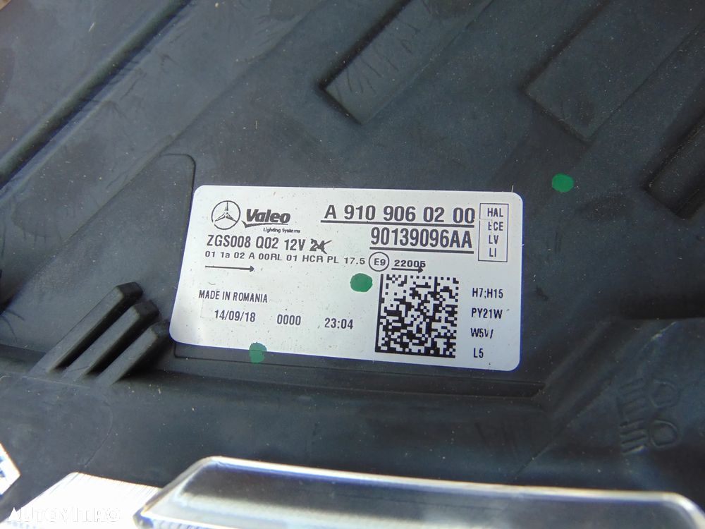 Far Mercedes Sprinter W907 faruri stanga dreapta impecabile volan stanga - 7