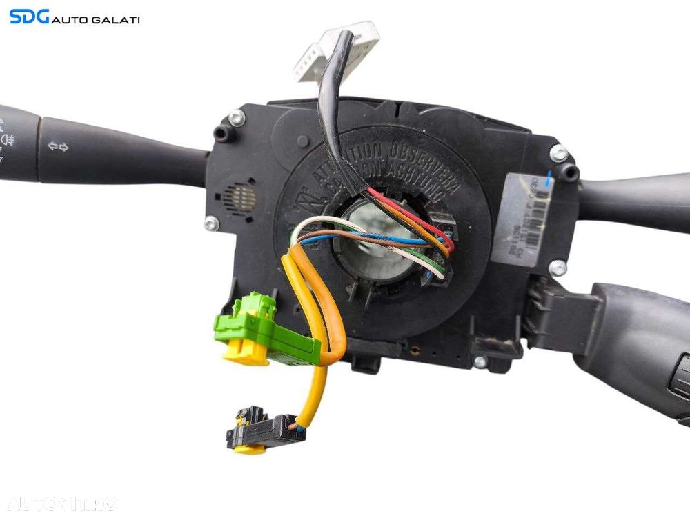 Ansamblu Maneta Manete Bloc Lumini Semnalizare Stergator Banda Spira Spirala Panglica Volan Peugeot 207 2006 - 2012 Cod 96630709XT [LS0193] - 2