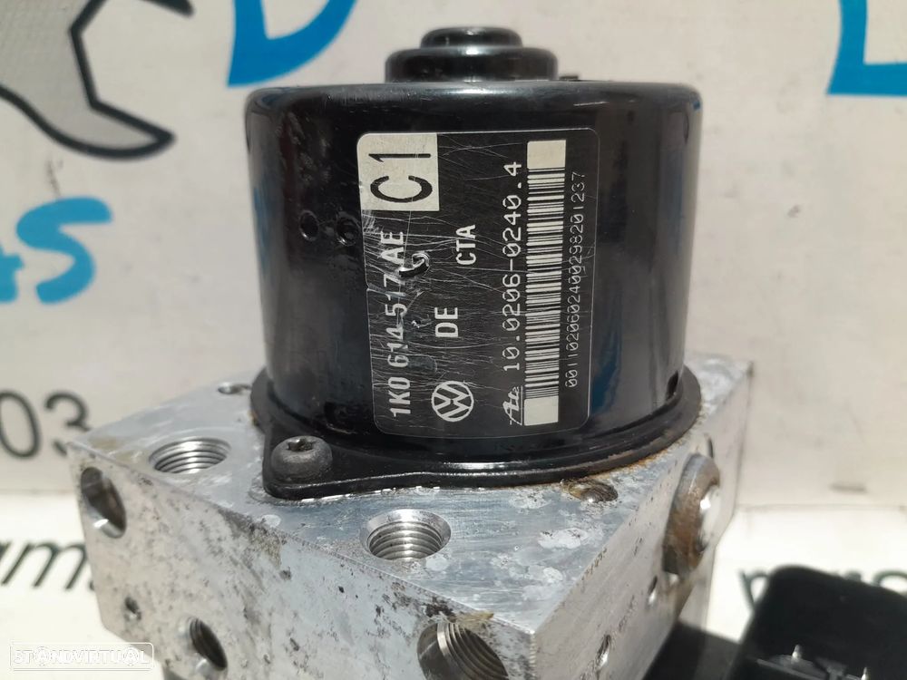 .ABS MODULO BLOCO HIDRAULICO GOLF V 5 MK5 1.9 TDI 8V 90CV BXE VW VOLKSWAGEN EOS 2.0 TDI AUDI A 3 1K0614517AE 10020602404 - 2