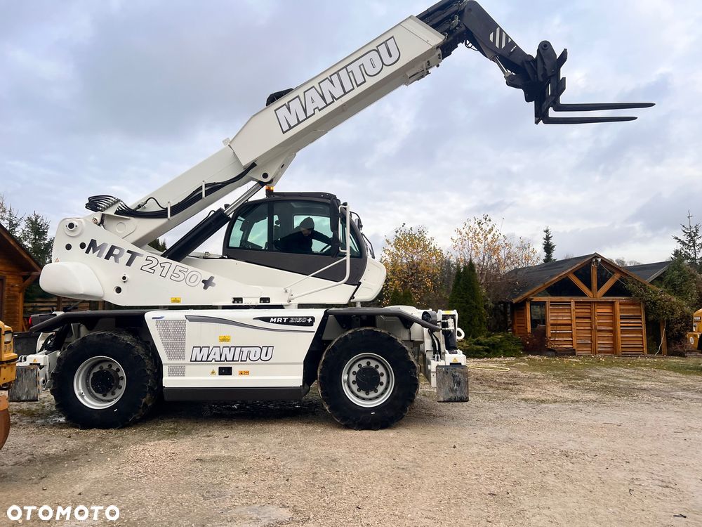 Manitou 2150 Mrt MANITOU ŁADOWARKA TELESKOPOWA Roto  widły kosz PILOT do sterowania  2016/17 1840 2540 2550 kolor od nowości biały Mercedes silnik - 1