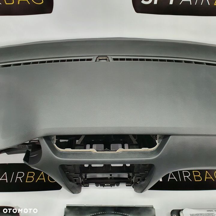 SKODA OCTAVIA III 3 5E0 LIFT DESKA ROZDZIELCZA KONSOLA KOKPIT PULPIT PODUSZKI AIRBAG AIR BAG PASY KIT SET - 4