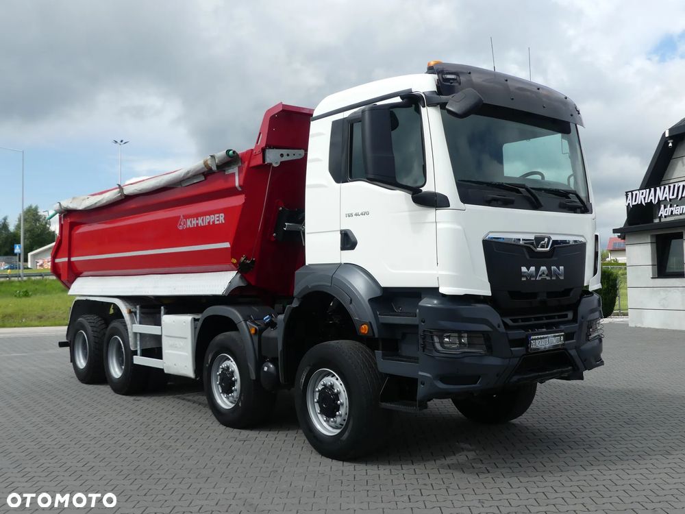 MAN TGS 41.470 / 8x8 / WYWROTKA KH KIPPER / MANUAL / NISKI PRZEBIEG / - 17