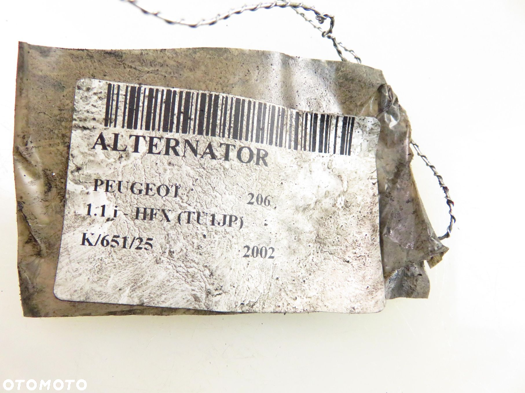 ALTERNATOR PEUGEOT 206 1.1 i - HFX - 8