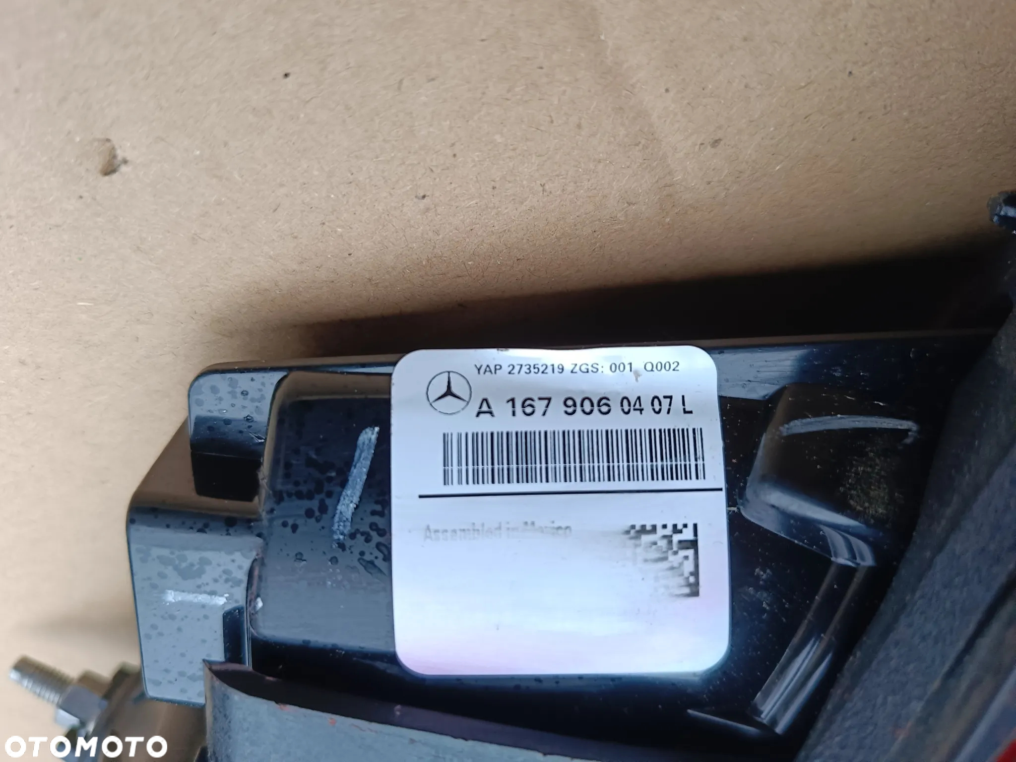 Lampa tylna tył tylnia lewa LED Mercedes GLE W167 oryg A1679060407 L - 3