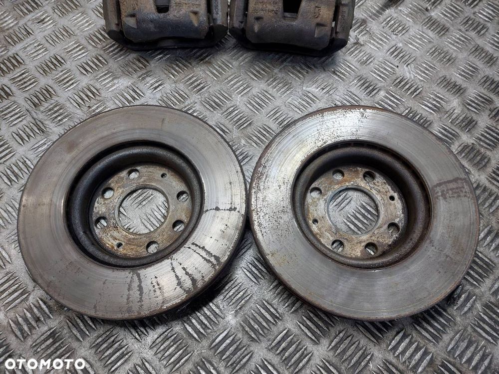 TARCZE HAMULCOWE PRZÓD + KLOCKI + ZACISKI OPEL CORSA D 1.2 16V - 2
