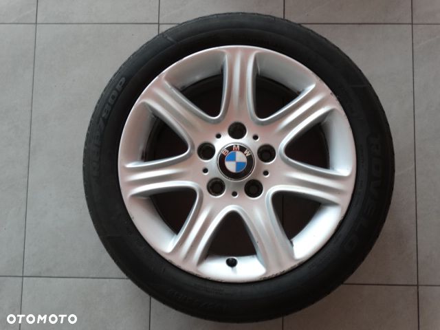 Koła Lato 16 Felgi Aluminiowe BMW Styling 377  7Jx16 ET40 Reflexsilber Opony Good Year Efficient 195/55R16 87V - 8