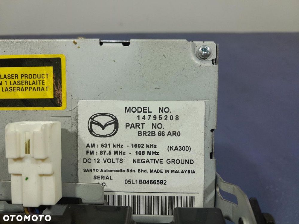 MAZDA 3 I BK LIFT 06- RADIO I NAWIGACJA BR2B66AR0 - 6