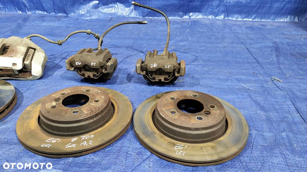 HAMULCE PRZÓD TYŁ SWAP KOMPLET ZESTAW ATE ZACISKI 60/30/348 46/24 TARCZE KLOCKI 348 320 BMW E60 E61 - 3