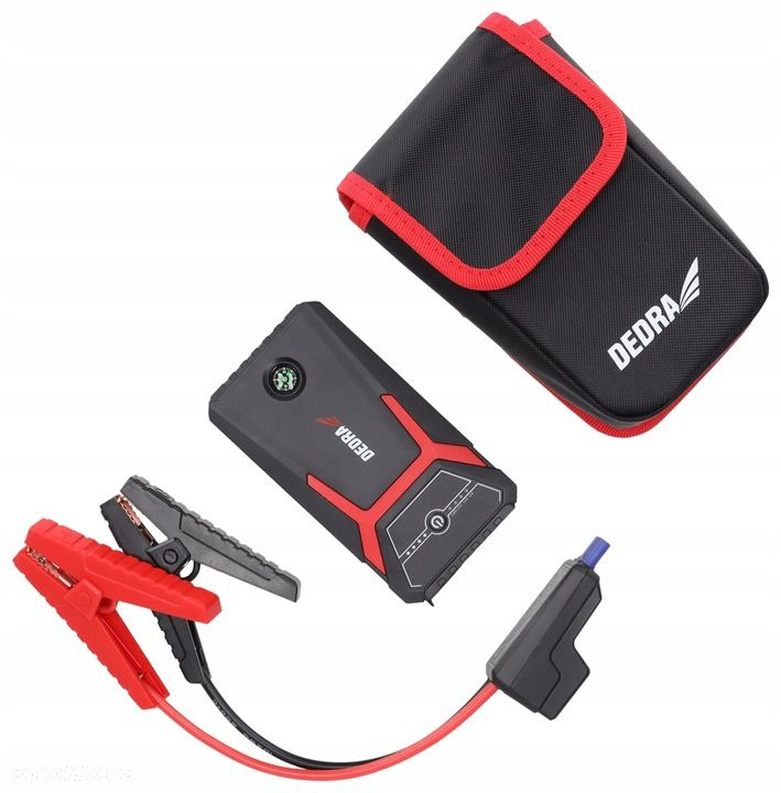 DEDRA URZĄDZENIE ROZRUCHOWE POWERBANK BOOSTER JUMP STARTER 8000mAH LATARKA - 7