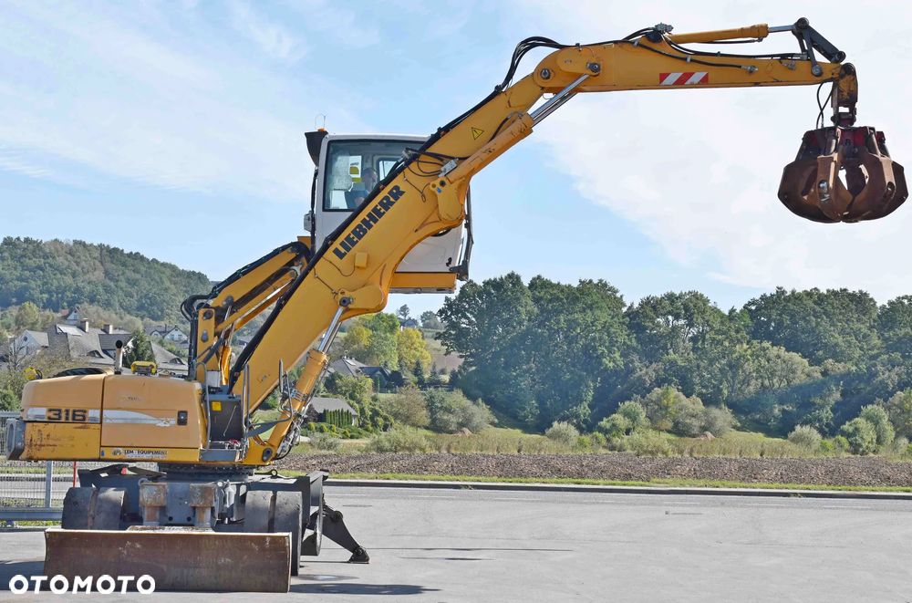 Liebherr PELLE A 316 * KOPARKA PRZEŁADUNKOWA * STAN BDB ! - 6