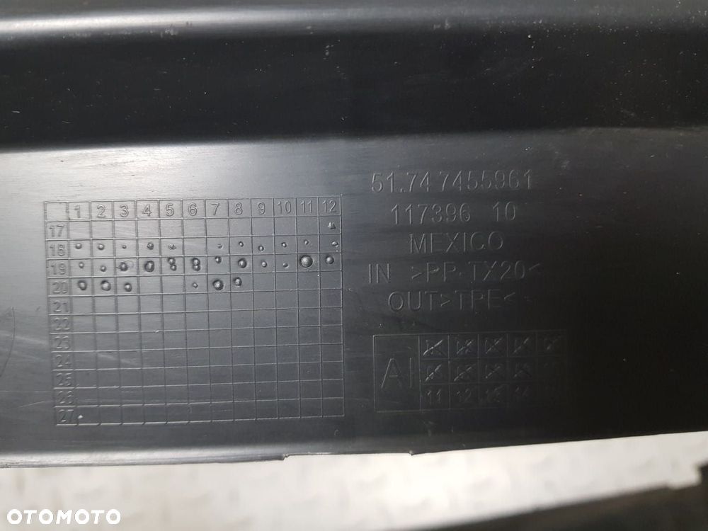 KANAŁ WLOT POWIETRZA ŻALUZJA KIEROWNICA BMW 3  G20 G21 19-24r  51747455961 /  7455961 - 3