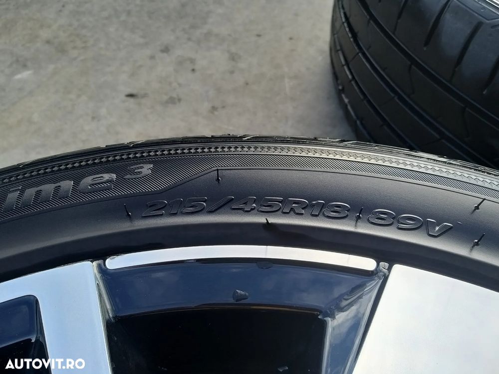 Set jante aliaj r18 cu anvelope vara hankook 215/45r18 vw t cross c11 2g7601025 - 3