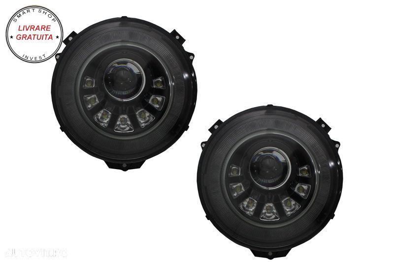 Faruri Bi-Xenon LED Mercedes G-Class W463 (2005-2017) M Square Look- livrare gratuita - 1