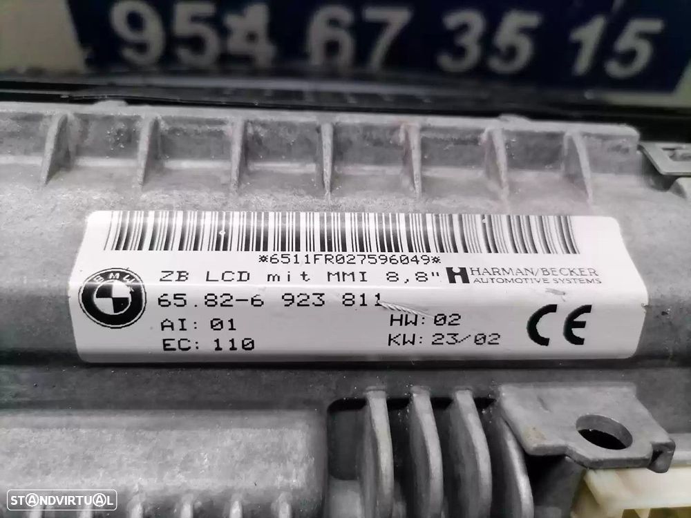 ECRÃ MULTIFUNÇÕES BMW 7 2002 -6923811 - 3