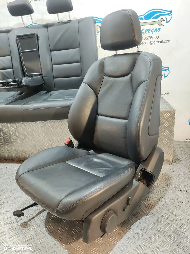 Conjunto Bancos Pele Mercedes Benz Class C W204 Sport AMG Carro Eléctricos Aquecidos - 5