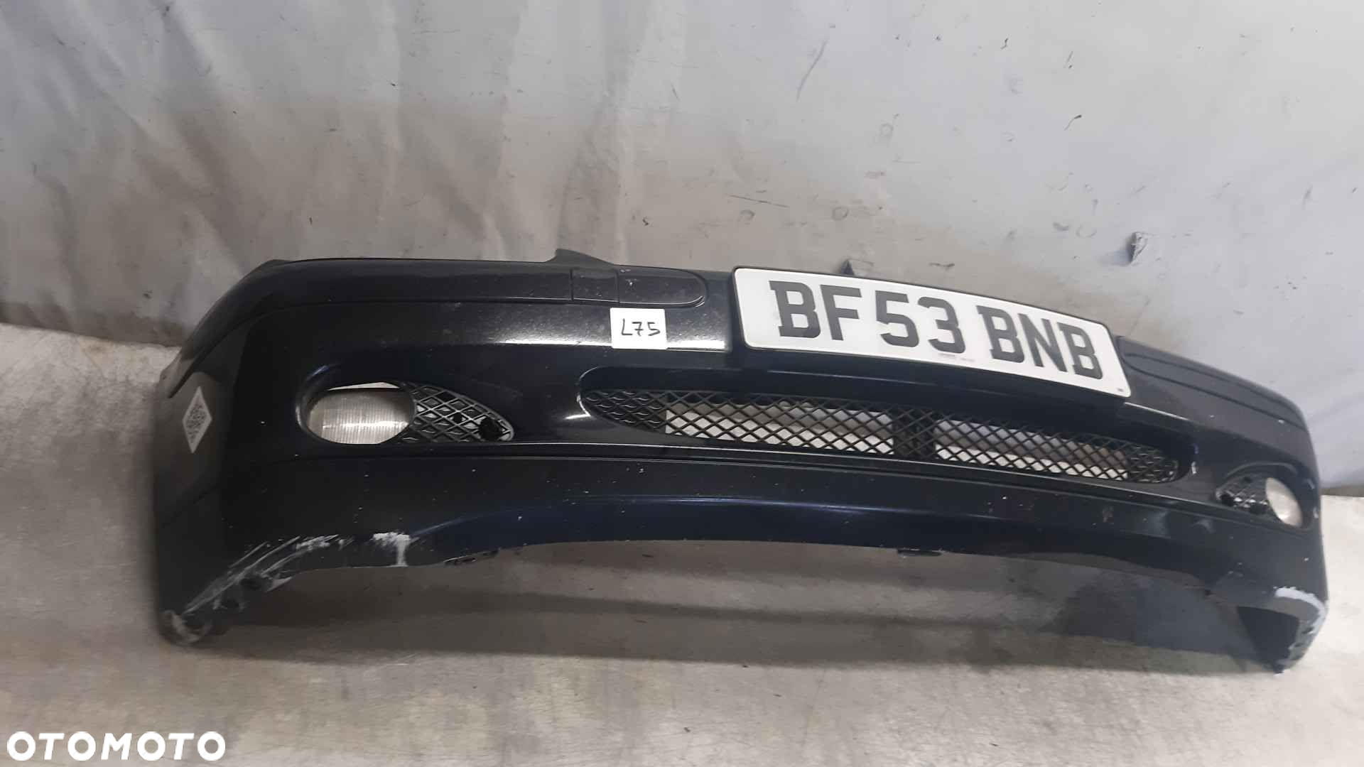 } ZDERZAK PRZÓD PRZEDNI MERCEDES BENZ C KLASA W203 197 CZARNY HALOGENY - 4