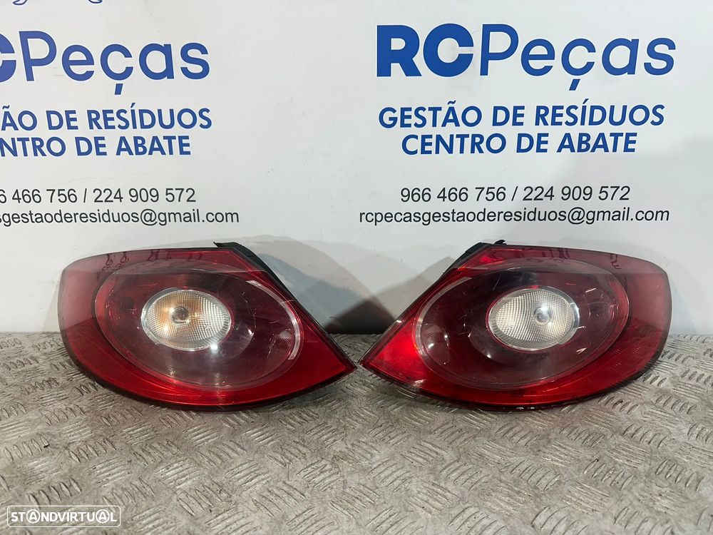 .Conjunto Farolins Tras Traseiro Direito Esquerdo Originais Volkswagen Passat CC B6 3C8945096D 3C8945095D 2008 - 2016