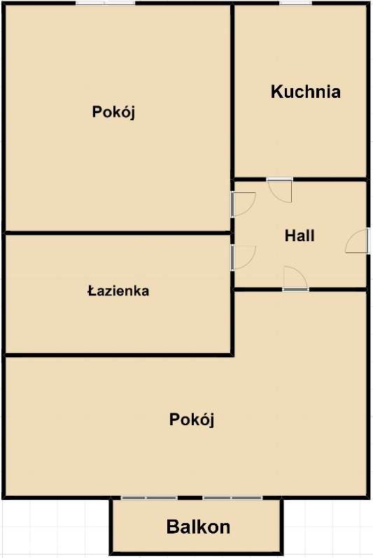 *Krowodrza Górka* niezależne 2-pok ul. Kluczborska