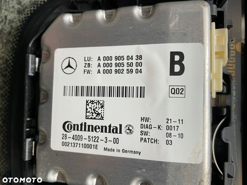 Szyba przod przednia czolowa kamera sensor deszczu Mercedes W204 Centrum - 8