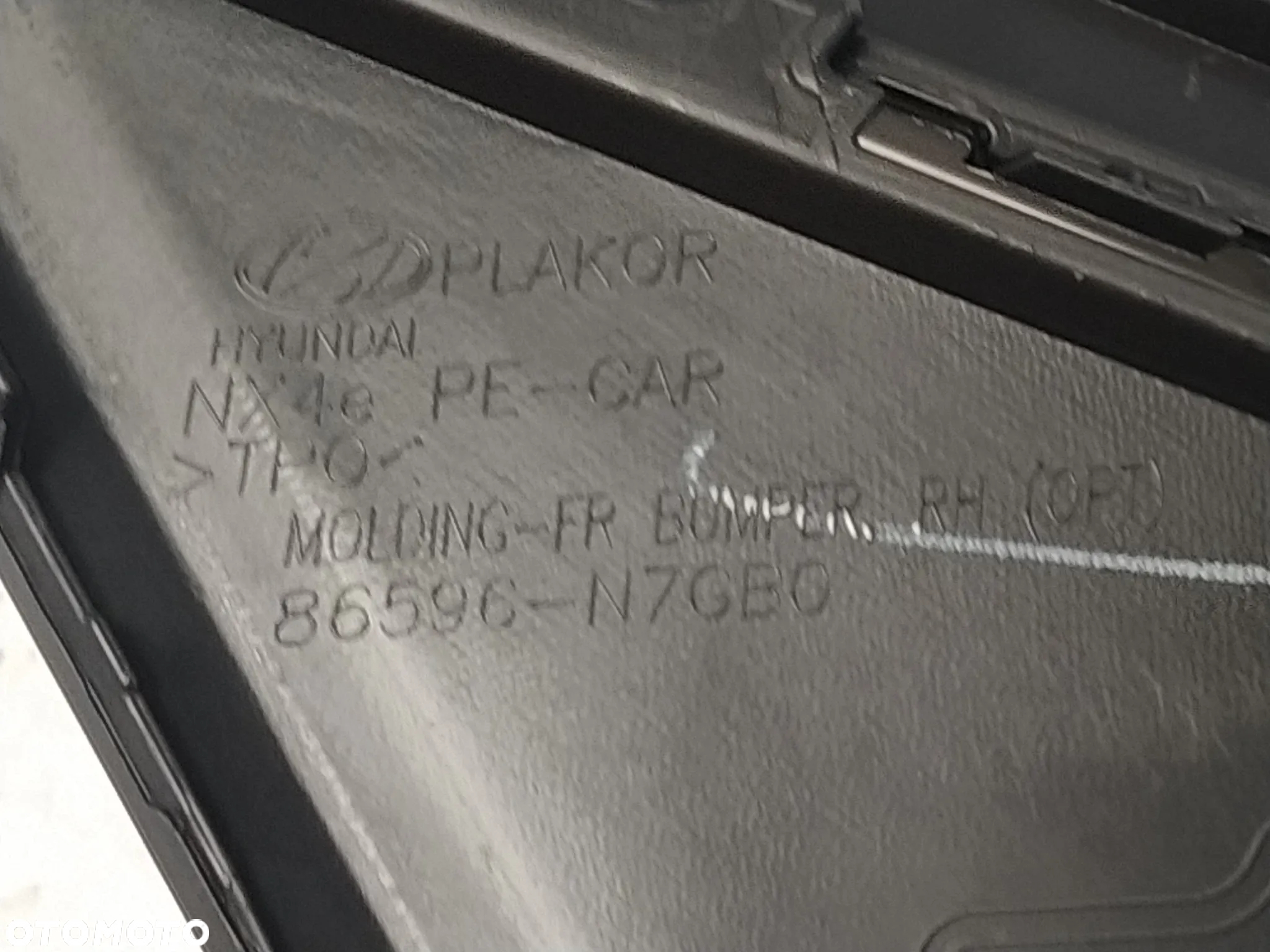 HYUNDAI TUCSON 4 IV LIFT 24- LISTWA DOKŁADKA DEKOR ZDERZAKA PRZÓD PRZEDNI PRAWY ORYGINAŁ - 8