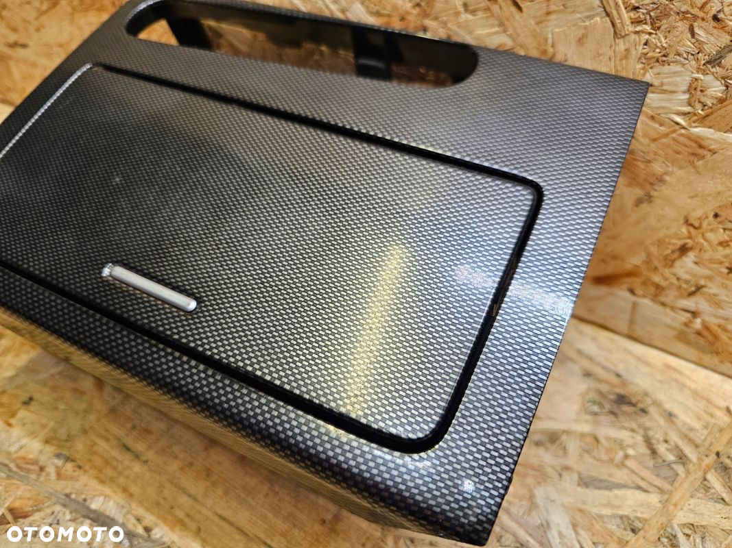 Dekor cup holder Honda Accord Vii 2003, 2008 Carbon uchwyt na kebek ku - 3