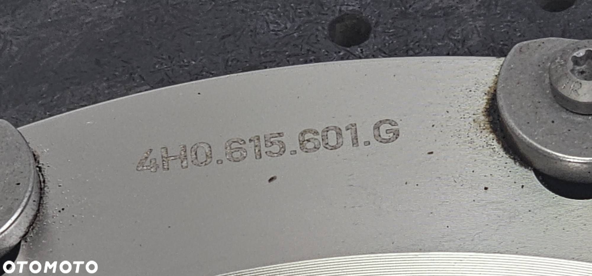 TARCZA HAMULCOWA TYŁ AUDI S8 D4 PLUS 4H0615601G LEWA - 8