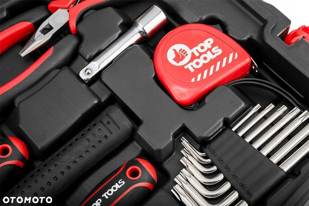 ZESTAW KLUCZE NASADOWE 1/4" 3/8" 194EL NARZĘDZI WALIZKA 38D545 TORX NASADKI - 10
