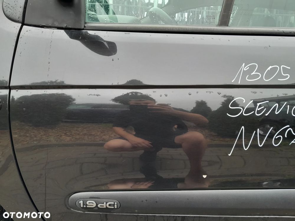 RENAULT SCENIC I DRZWI LEWE PRZEDNIE LEWY PRZÓD KOLOR: NV676 - 2