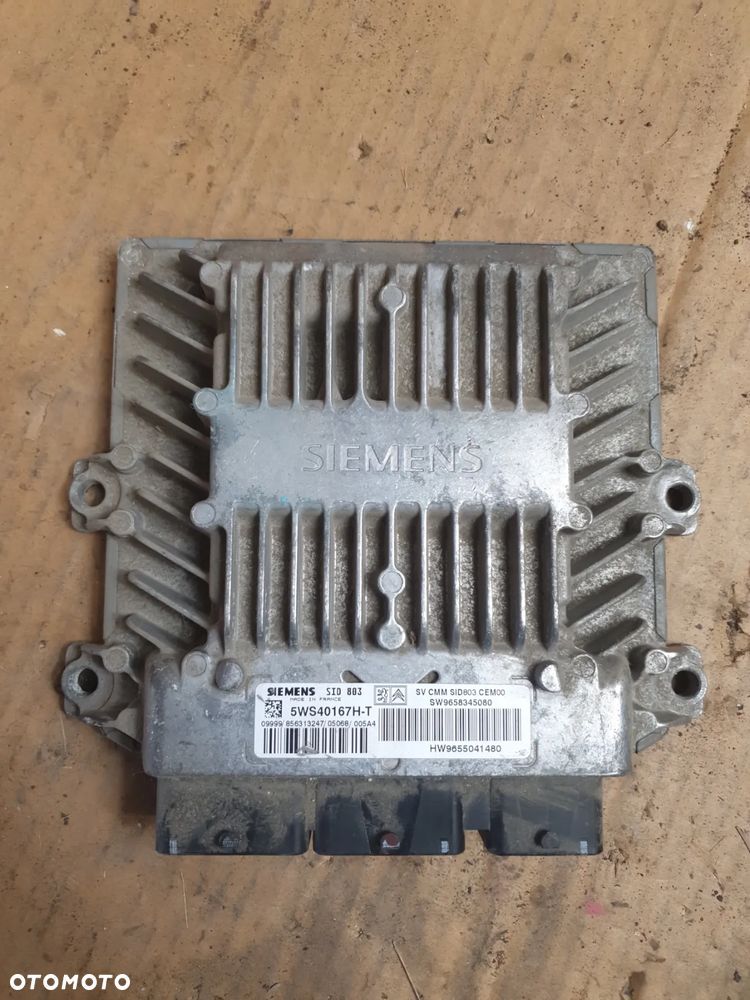 } STEROWNIK PEUGEOT 407 2.0 HDi 5WS40167HT HW9655041480 - 2