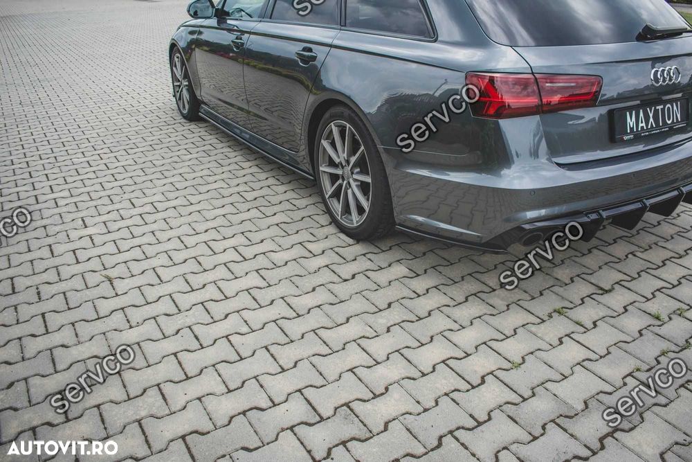 Prelungire bara spate Audi A6 S6 C7 S-Line Facelift 2014-2017 v12 - 4