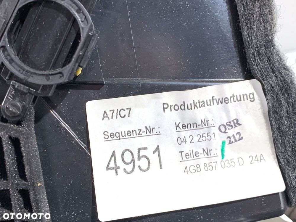 SCHOWEK PASAŻERA  AUDI A6 C7 Avant (4G5, 4GD) 2011 - 2018 3.0 TDI quattro 200 kW [272 KM] olej - 7