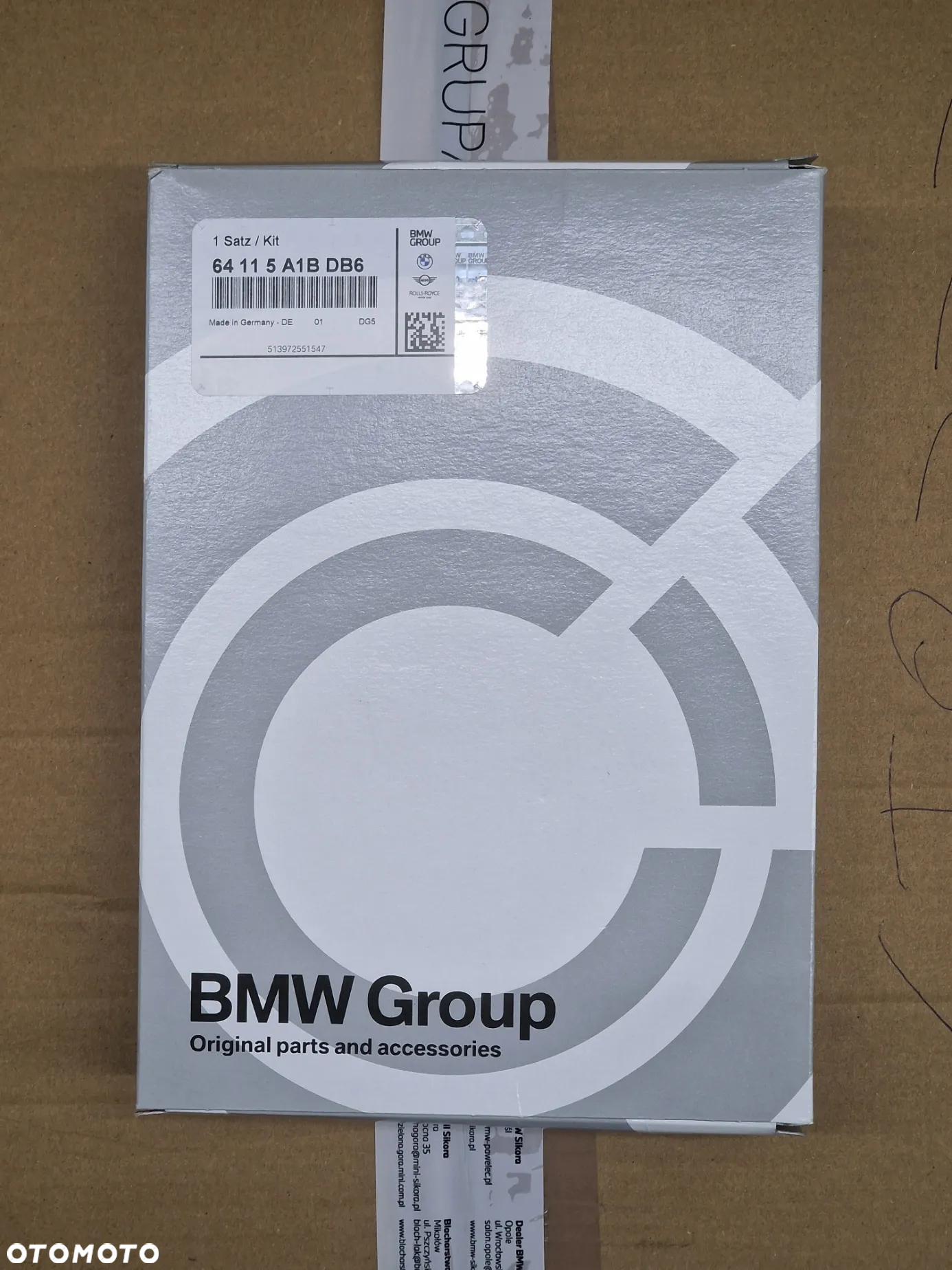 NOWY ORYGINALNY zestaw mikrofiltrów BMW  5' G30 G31 6' G32 X5 G05 X6 G06 i inne - 2